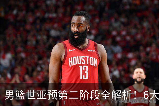 男篮世亚预第二阶段全解析！6大对手就位，中国男篮冲世界杯无容错空间